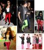 Gratis Singapore Post 10 stycken blandad godis färg fluorescens godis leggings byxor tights