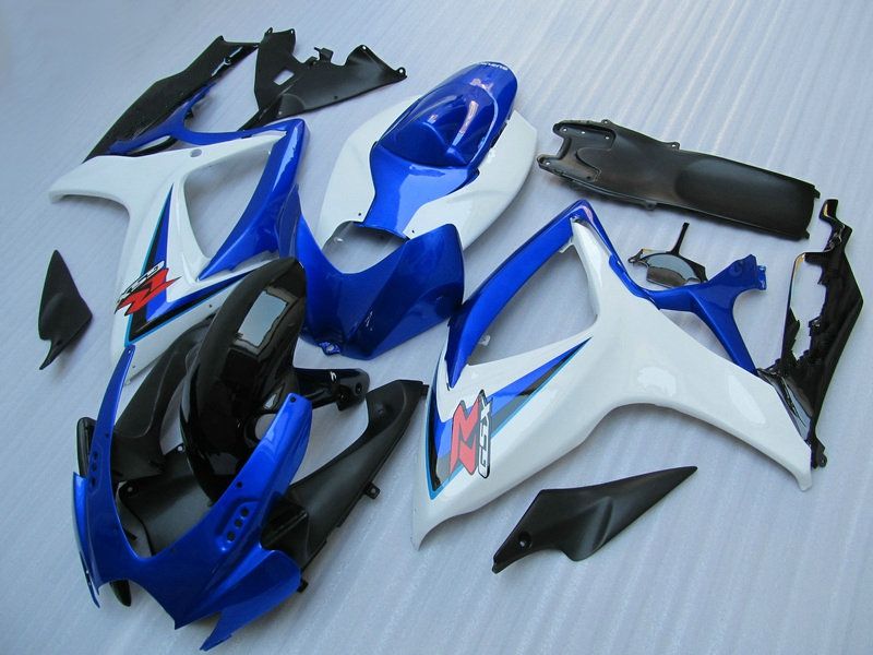 ABS FAIRING KIT FÖR 2006 2007 06 07 SUZUKI GSXR 600 750 K6 KOODWORWERWERW Högkvalitativ 100% Fitment