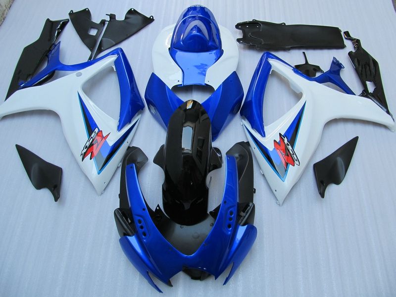 kit de carenado de carrocería PARA Suzuki GSXR 600 750 K6 OEM Carenados moldeados por inyección GSXR600 GSXR750 06 07 R600 R750 2006 2007 carenados