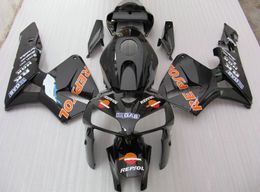 black REPSOL Injection Mould ABS Fairings for HONDA CBR600RR 2005 2006 CBR 600RR CBR600 F5 05 06