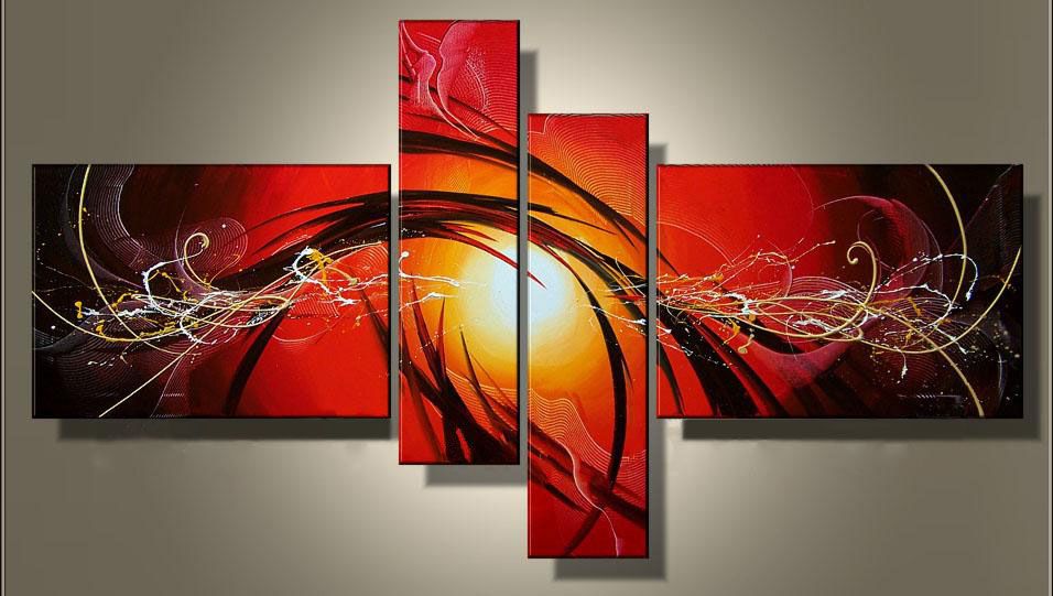 2019 Art  Modern Abstract Oil Painting  Multiple  Piece 