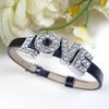 10mm 130pcslot AZ full rhinestones bling Slide letter Alphabet DIY Charms fit for 10mm leather wristband bracelet6515855