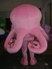 Оптовая взрослые плюшевые розовый осьминог костюмы талисмана необычные платья мультфильм наряд бесплатная доставка