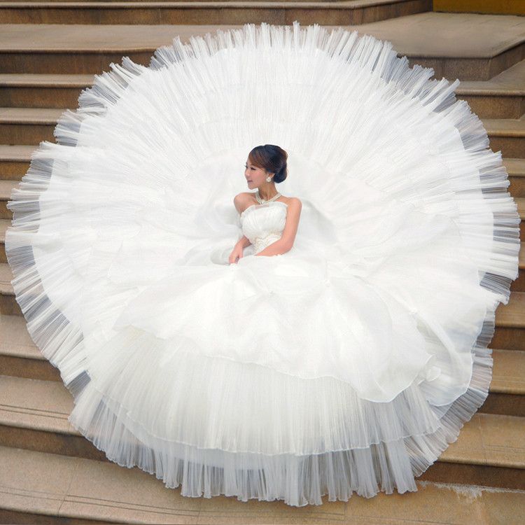 Discount Hot Sale Wedding Dress 2014 New Arrival Womens Lovely Beading