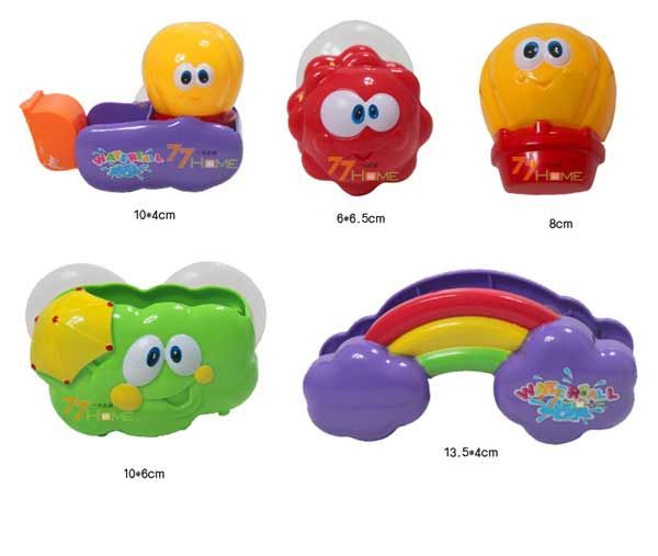 rainbow bath toy