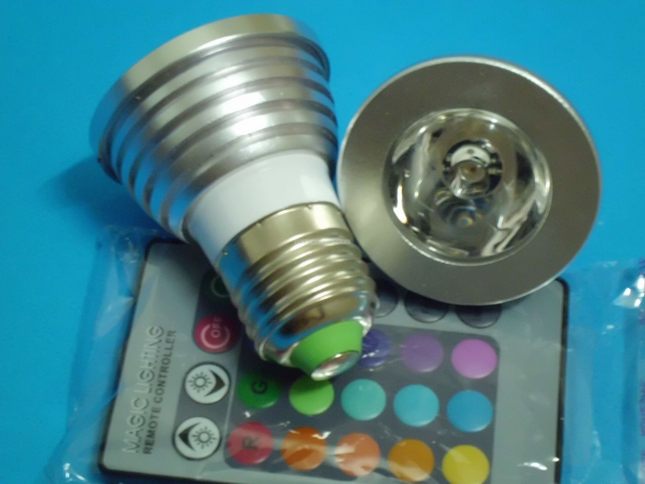 E27 RGB LED Magic Lighting Remote Control Change Lamp 3w 85 265v