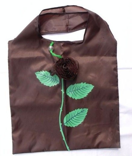 Miglior abbinamento 10Pcs Cute Pieghevole Shopping Nylon Rose Bag Eco Riutilizzabile Ricicla Borse