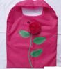 Meilleur match 10 Pcs Mignon Pliable Shopping Nylon Rose Sac Eco Réutilisable Recycler Sacs