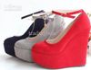 size 30 31 32 size 40 41 42 43 HOT 4 colors ankle strap 5.5CM high platform 15CM wedges heel shoes