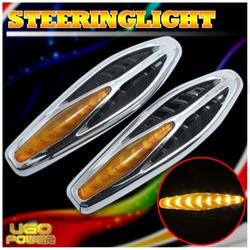 2019 LED Side Marker Fenders Turn Signal Light Lamp Bulb Fenders