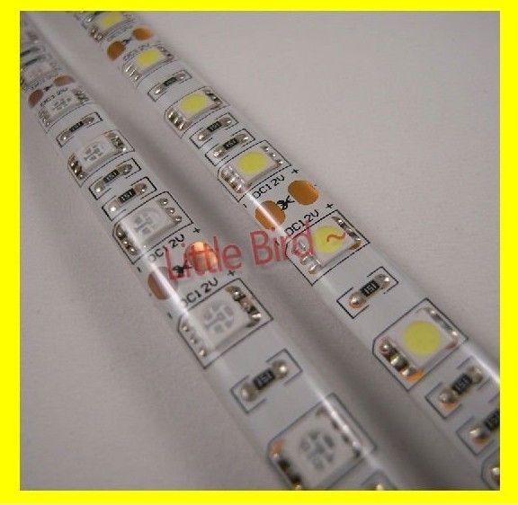 50m 50 metrów ciepłe czyste / chłodne białe 5 m Wodoodporne 5050 SMD LED Strip 300 LED Ciepłe Blue Red Yellow Green by DHL Statek