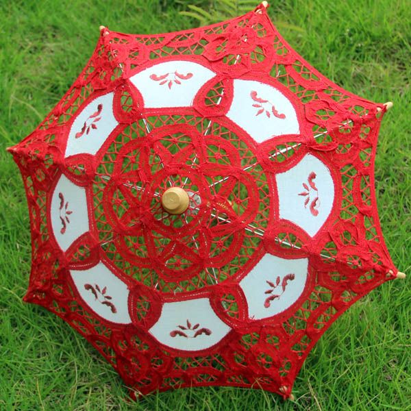 European Small Decorative Lace Parasol Umbrellas Dolls Size/From