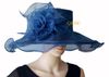 Moda Organza Hat z Kwiatem Organza i Pióro na ślub / Kościół / Party / Kentucky Derby, 6 kolorów dostępnych