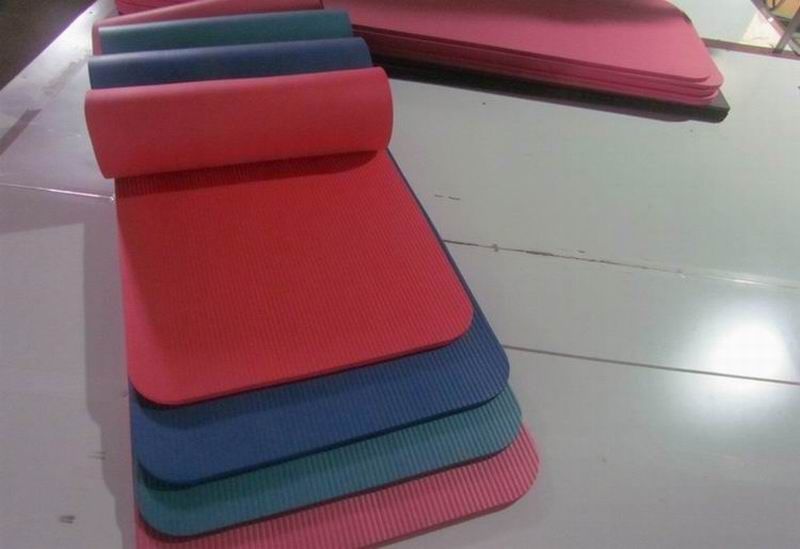 NBR 173X61X1cm yoga mats, exercise & fitness,Eco-friendly yoga mat multi colour, EMS 