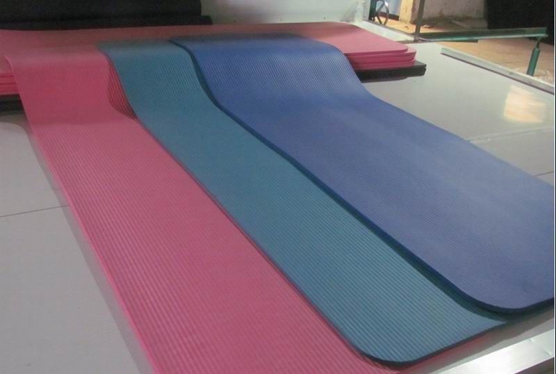 NBR 173X61X1cm yoga mats, exercise & fitness,Eco-friendly yoga mat multi colour, EMS 