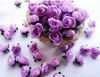 Type1 100pcs Roses violettes claires et têtes de fleurs de soie artificielles Décoration de bouquet de mariée 118quot 5447378