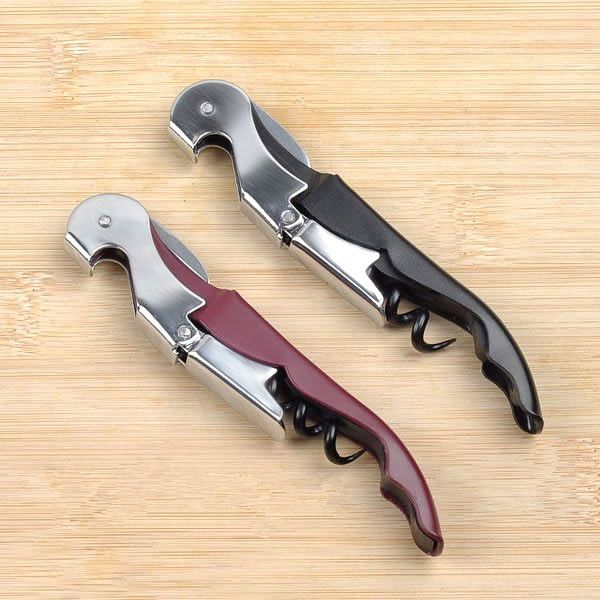 Aanpassen Logo Pocket Bar Tool Metalen Cork Schroef Kurkentrekker Multifunctionele Rode Wijnfles Opener KD1