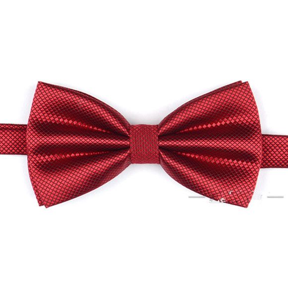 coffret cadeau Elegant Noble Satin couleur solide nuptiale / marié bestman cravates Party Ties Business Bow Tie