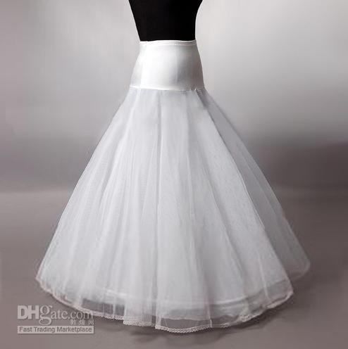 aline wedding dress slip