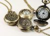 10pcs* Mixed styles Retro pocket watch pendant necklace table alloy necklace Sweater chain