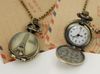 10st * Eiffeltornet Retro Pocket Watch Hängsmycke Halsband Bordslegering Halsband Sweater Chain