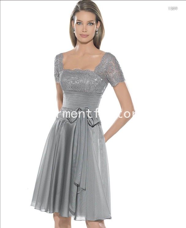 Image for short cocktail dresses with sleeves