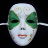 Máscaras de baile de Hip Hop de cara completa blanca Máscara veneciana del partido Disfraz de Mardi Gras Vestido de fiesta elegante Carnaval Regalo de boda Color de la mezcla