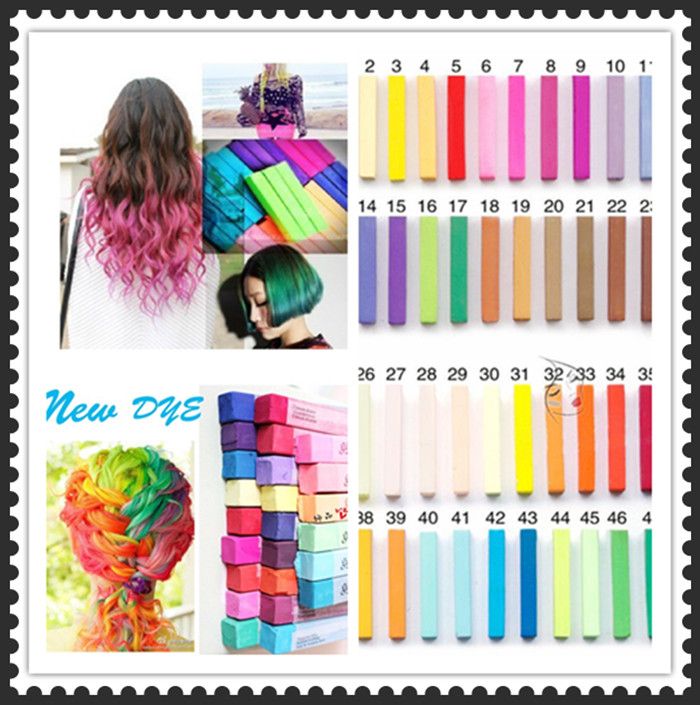 Hair Chalk/Hair Pastel Hair Color Pastel Chalk Bug Rub Box Chalk High