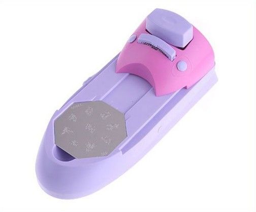 GROTE STAAT! 7 Kleuren DIY Nail Printer Patroon Nagellak Afdrukken Machine Nail Art Stamping Machi