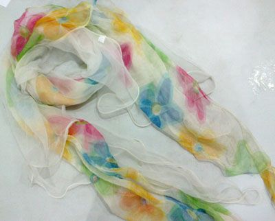 シルクスカーフシルクネックスカーフスカーフラップ200 * 40cm 10pc /ロット＃2080