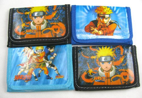 Wholesale Naruto Cute Money Card Photo Wallet Pouch Bag Purse Pocket 