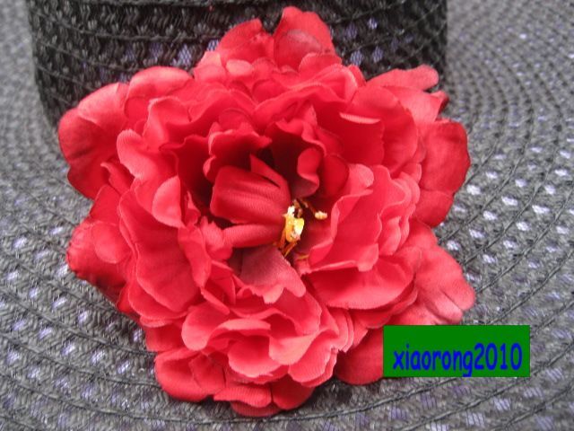 

LOW PRICE WHOLESALE 100pcs 13cm Silk Artificial Simulation Peony Rose Camellia Flower Heads for Wedding Party Decorative Flower