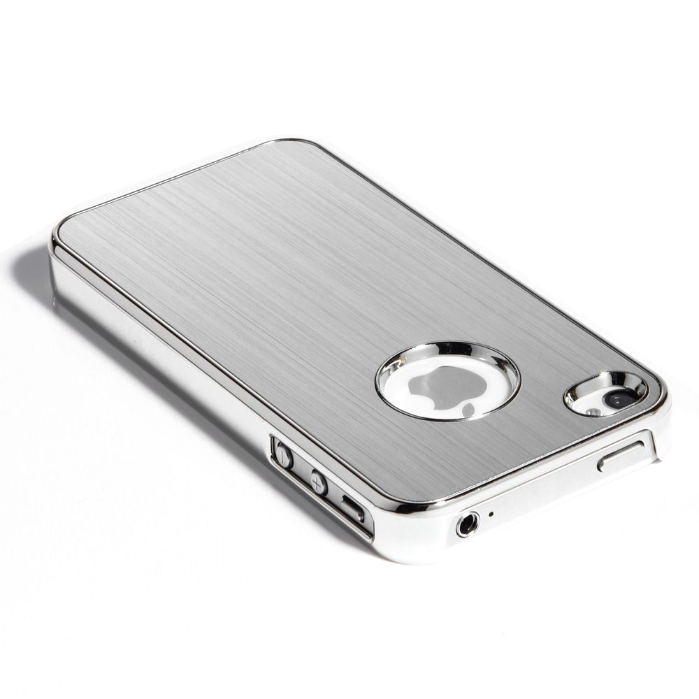 aluminum metal chrome silver luxury cover for iphone 4 4g 4s cell phone wallet cheap aluminum metal chrome silver luxury cover for iphone 4 4g 4s cell phone wallet cheap