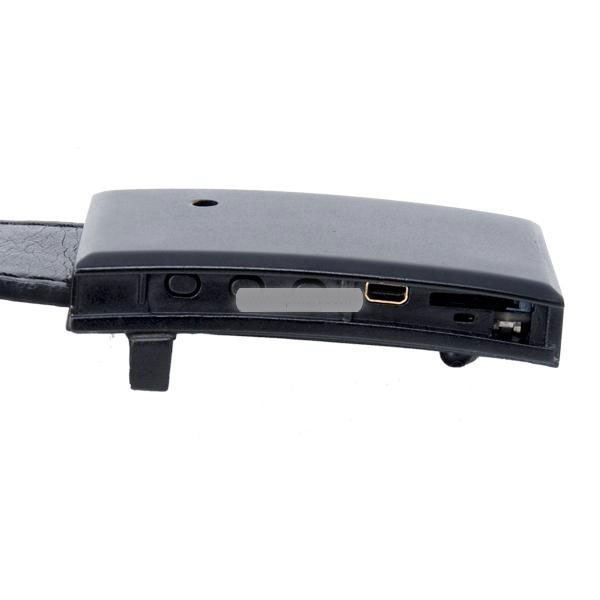 Spy Voice Activated Belt Buckle Hidden Camera, Belt Mini DVR, HD Camera