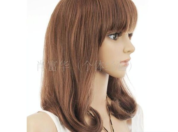 In The Pear Head Fashion Female Hair Wig Factory Direct Long
