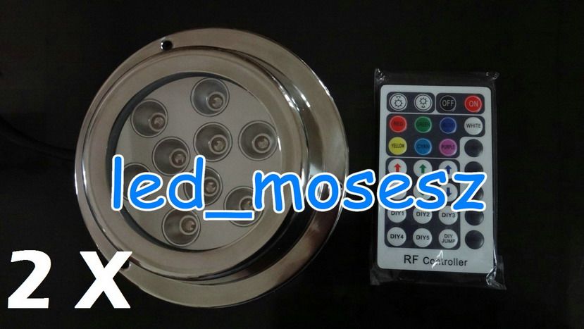 2020 2 X 45W RGB COLOR CHANGE LED MARINE YACHT BOAT UNDERWATER LIGHT