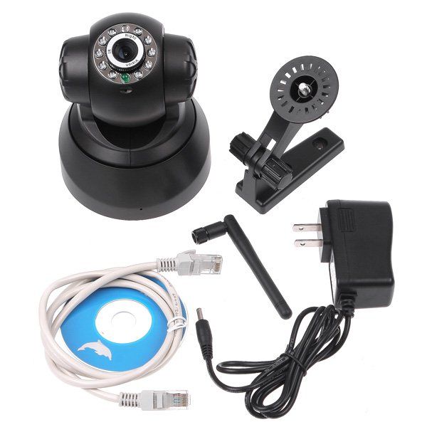 Nightvision IR cam  CCTV Camera WiFi Wireless IP Camera White