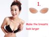 Reggiseno in silicone da 200 paia Inserti invisibili push-up Inserti per potenziamento del seno Cuscinetti per inserti reggiseno push-up verso l'interno 3 disegni spedizione gratuita