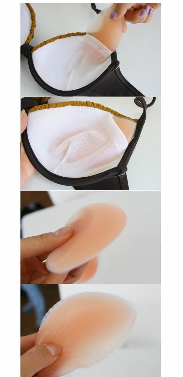 Silicone Bra Push Up Invisiable Inserts Breast Enhancers Pads Push Up