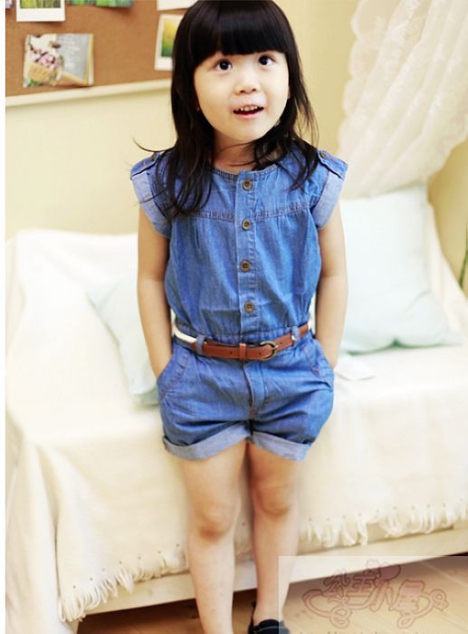 baby girl jeans romper
