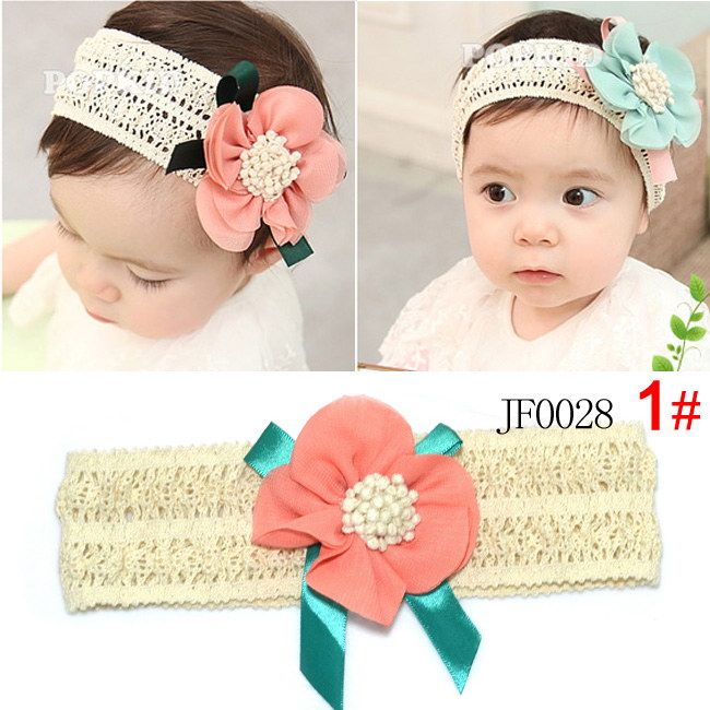Baby Girls Cute Headbands Baby Headdress Girl Flower Weave Hairband 3 Colours 6M 3years Baby