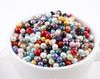 Multicolor Round Pearl Imitation Glaspärlor 4mm 3000pcs / Lot Loose Beads Smycken DIY Fit Armband Halsband