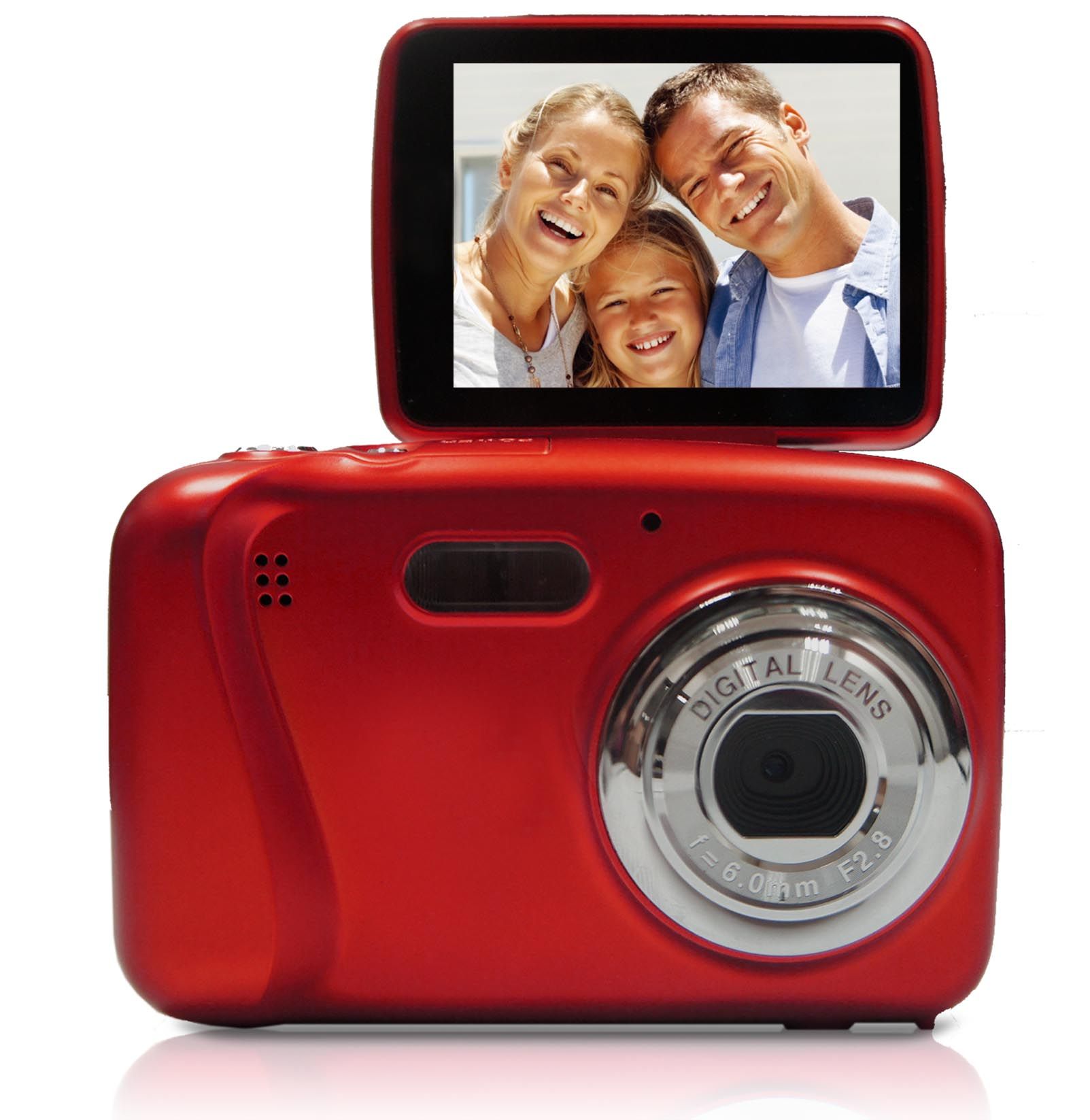 12.1 MP Digital Camera 2.2 Flip Screen Take Self Portrait Wide Angle