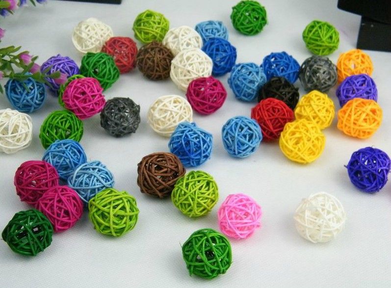 Free Ship Mixed 3cm Natural Twig Balls Vase Filler Table Scatter Wedding Bridal Baby Shower From
