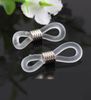 Clear Tone Ends voor Brillen Kettinghouder Hot 200pcs / lot Clasps Hooks Sieraden Bevindingen Componenten 21x4mm