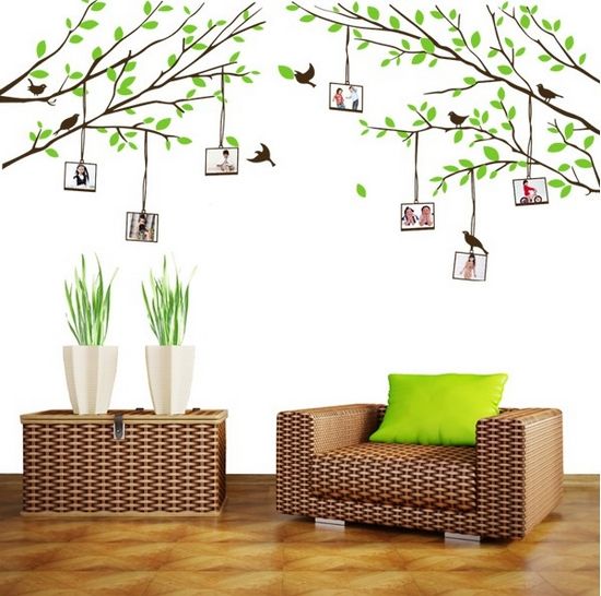 2012 Hot Selling Fashion Wall Sticker 3D Sticker DIY Photo Decoration