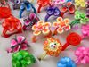 100 st Mix Flower Girls Barn Barn Ringar födelsedagsfest present Partihandel Smycken massor