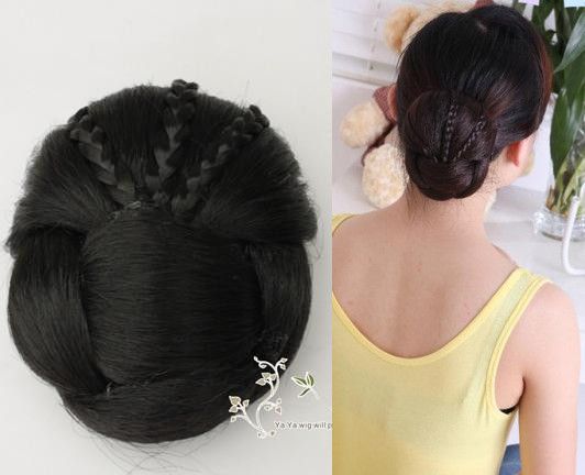 2019 Japanese Elasticated Scrunchie Hair Bun Hair Piece Hair