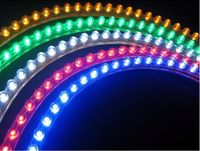Gorący sprzedawanie elastyczne Wodoodporne 48 cm 48leds SMD LED Strip Car Strip Light FedEx 5 Kolor Darmowa Wysyłka
