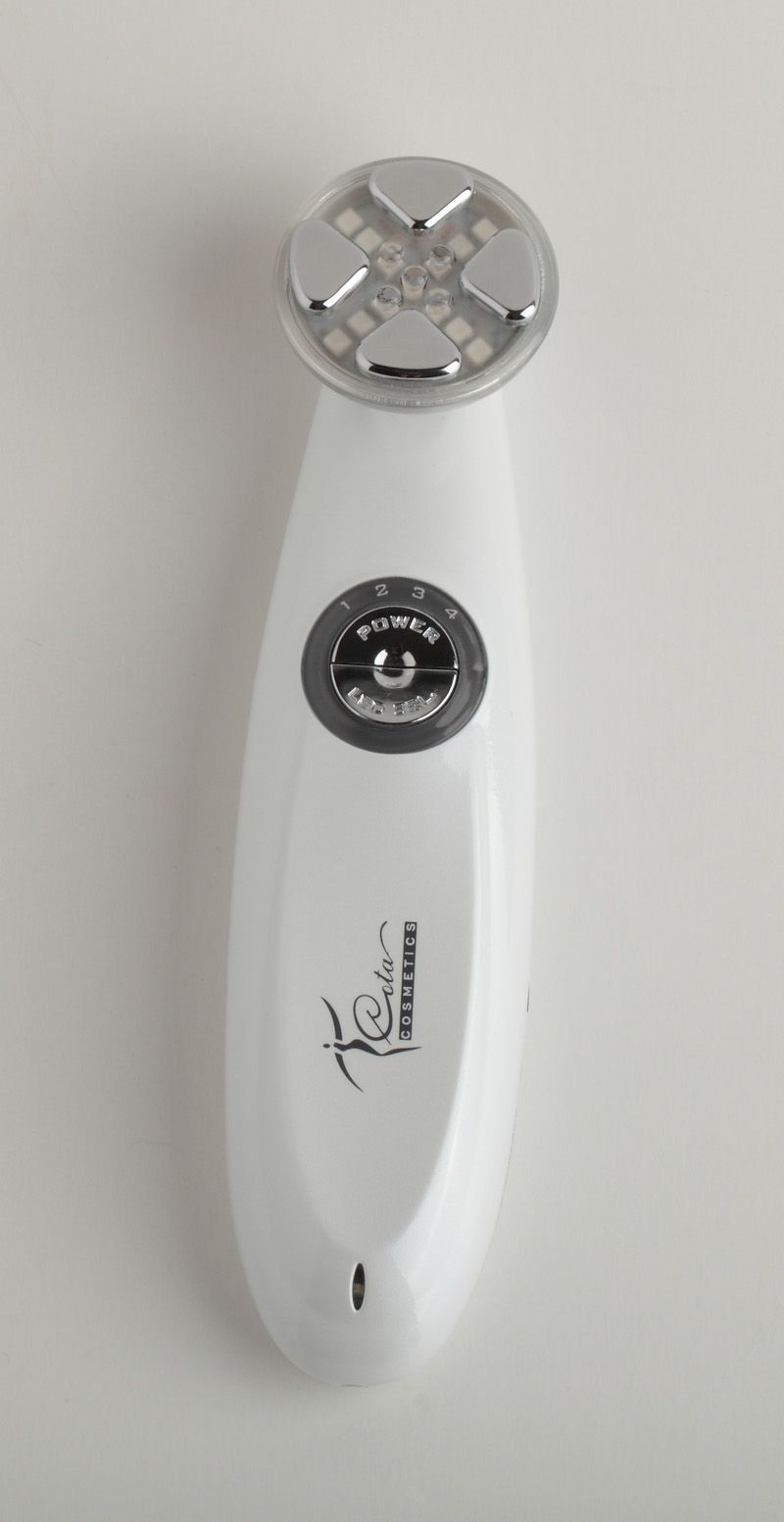 Portable Hosehold Facial Skin Care Device With RF LED Ultrasonic